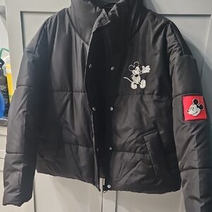 Disney juniors Black Puffer Jacket